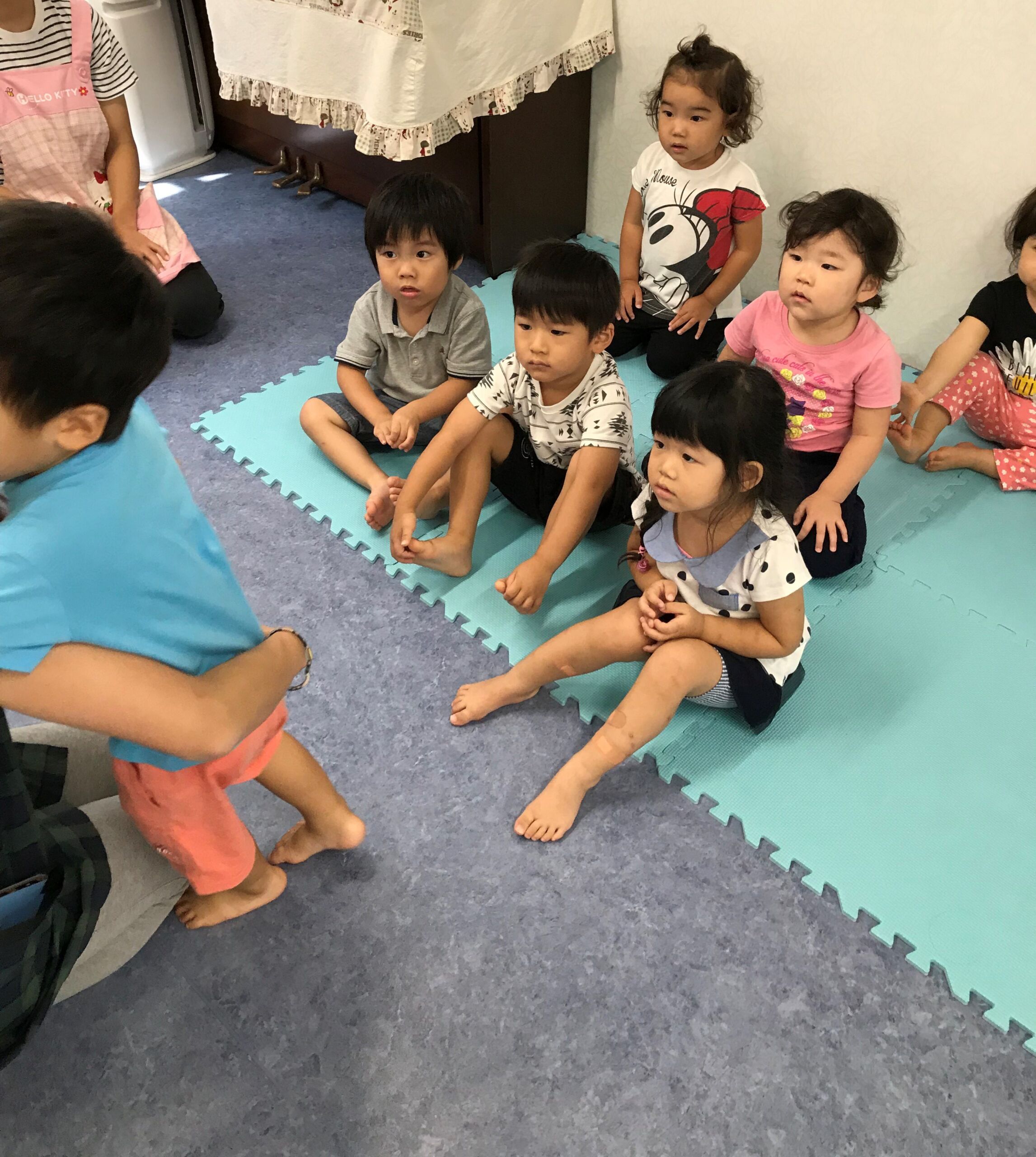 今日の様子 朝の会 卒園式