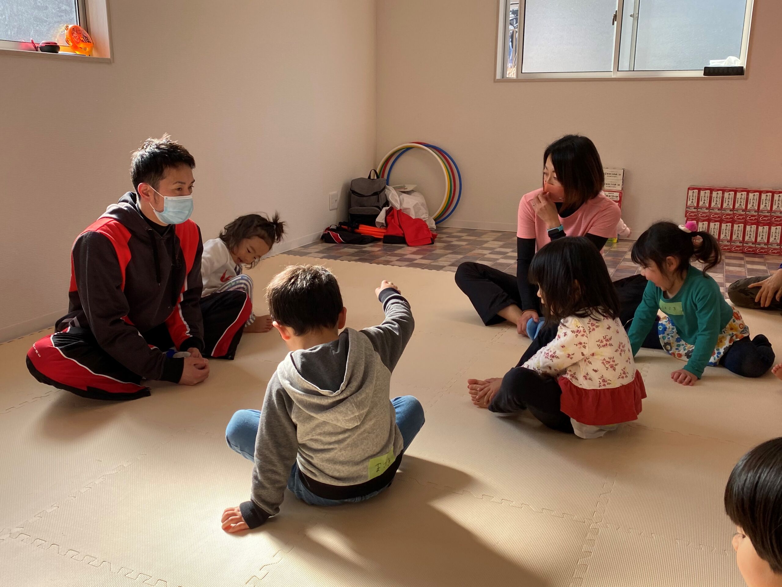 お誕生日会1月2月、保育園の様子